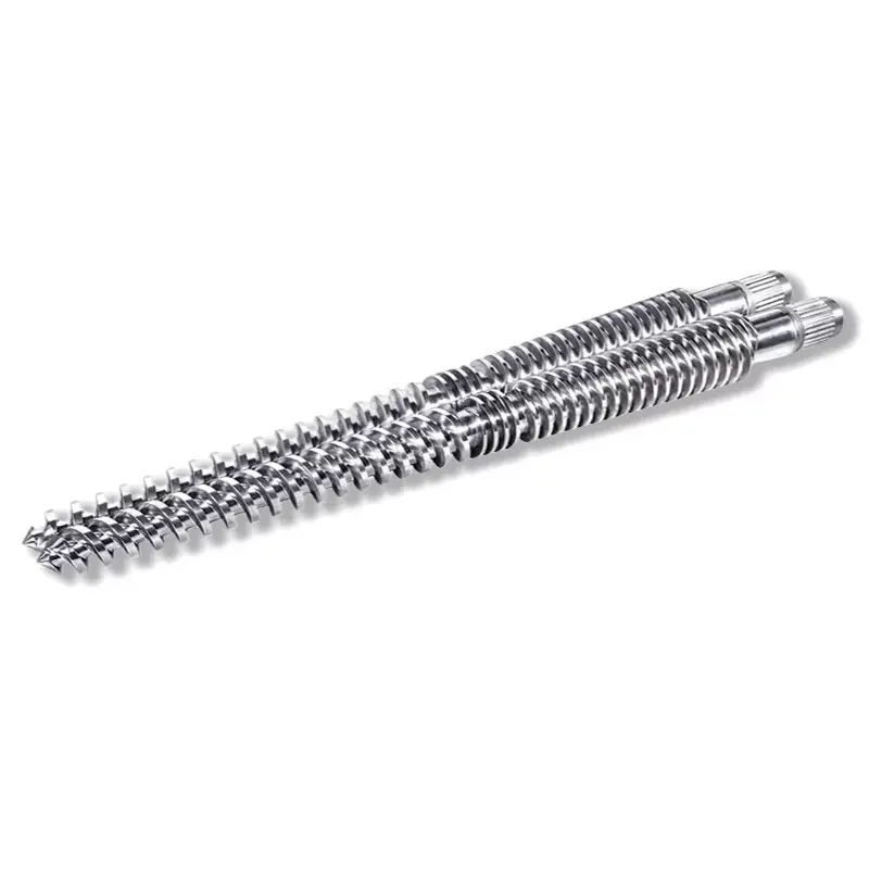 Зацепващ се конусен двоен винт